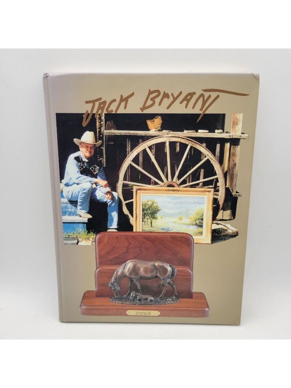 Jack Bryant Book SIGNED Hardcover Western Art Vintage 2001